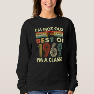 Sudadera No soy viejo Soy un clásico de la época 1969 53er