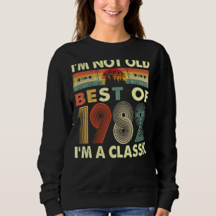 Sudadera No soy viejo Soy un clásico de la época 1982 40º n