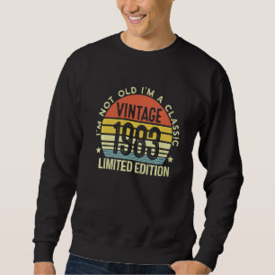 Sudadera No soy viejo, soy un clásico de la época 1983