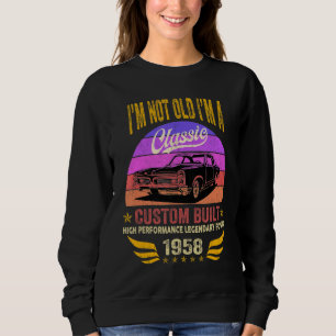 Sudadera No soy viejo Soy un clásico de la época de cumplea