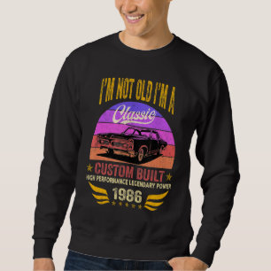 Sudadera No soy viejo Soy un clásico de la época de cumplea