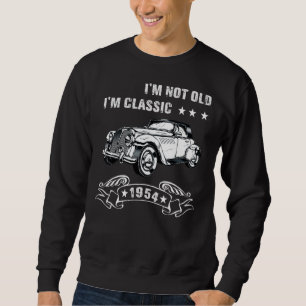 Sudadera No soy viejo Soy un clásico nacido en 1954 coche d