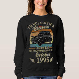 Sudadera No soy viejo, soy un clásico nacido en octubre de