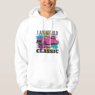 Sudadera No soy viejo, soy un negro gris clásico