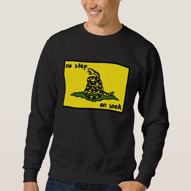 Sudadera No Step On Snek Gadsden Flag Meme (Anverso)