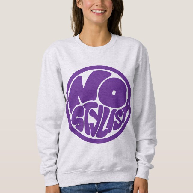 Sudadera NO STYLIST single purp emblem T-Shirt (Anverso)