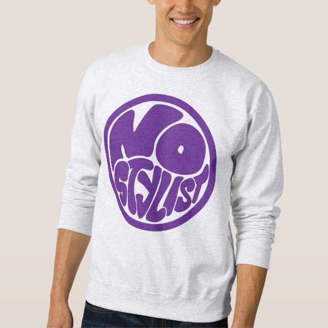 Sudadera NO STYLIST single purp emblem T-Shirt (Anverso)