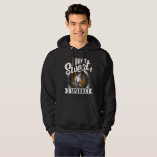 Sudadera No sudo, brillo. Entrenamiento en el gimnasio de f