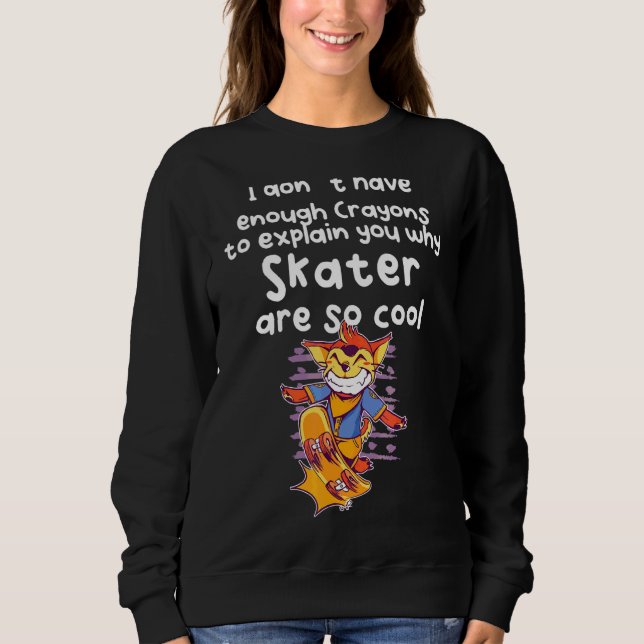 Sudadera No Suficientes Crayones Para Explicarte Por Qué El (Anverso)