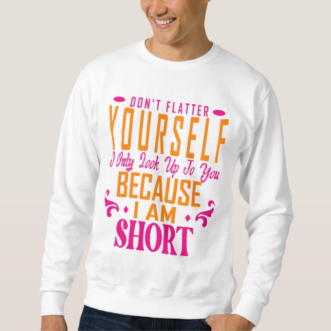 Sudadera No te engañes, solo mira a ti porque (Anverso)