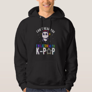 Sudadera NO TE ESCUCHO ESTOY ESCUCHANDO K-pop Panda Escucha
