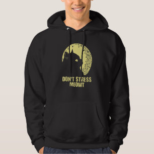 Sudadera No te estreses Michi Gato Positividad Gatito