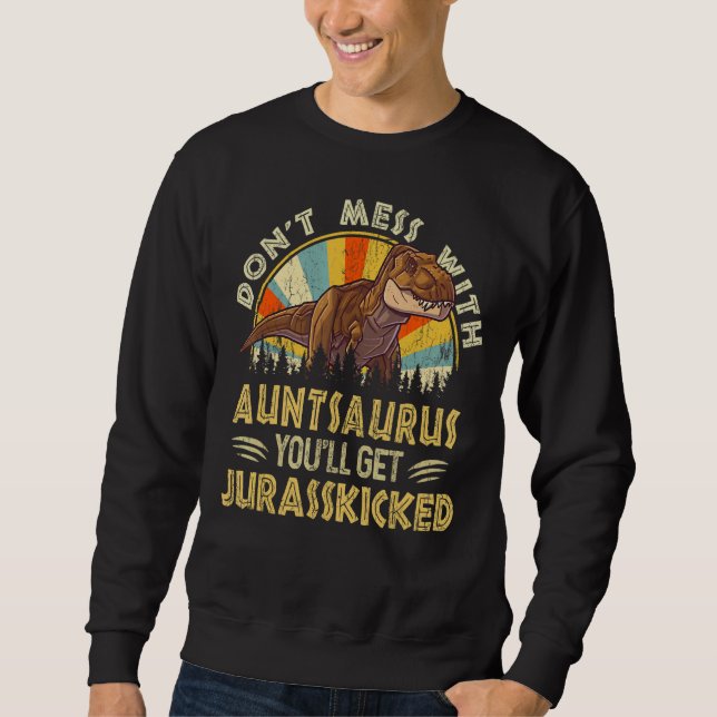Sudadera No te metas con Unclesaurus (Anverso)