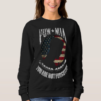 Sudadera No Te Olvidas De La Bandera Americana De Pow Mia