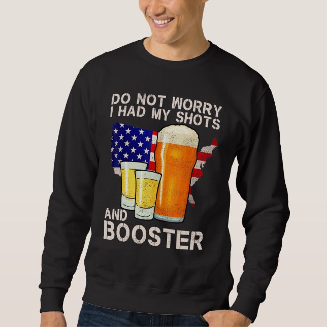 Sudadera No te preocupes, he tenido tanto mis zapatos como  (Anverso)