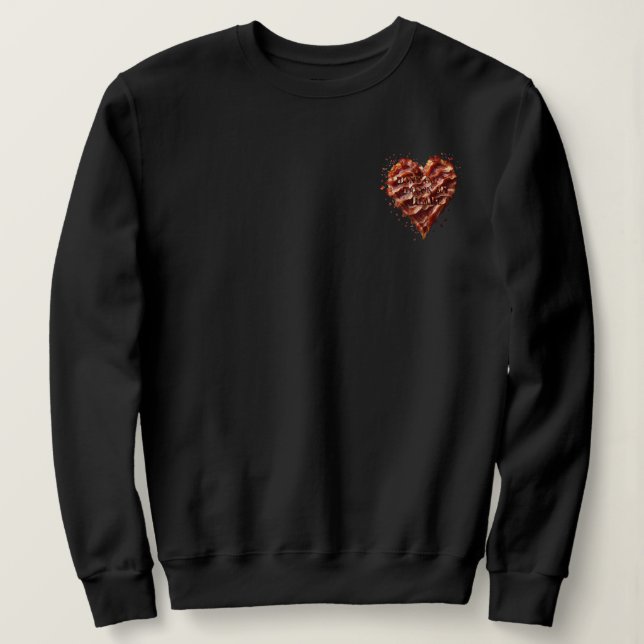 Sudadera No te vayas al corazón, gracioso (Anverso del diseño)
