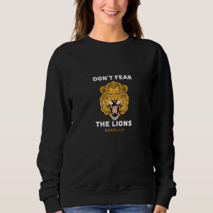 Sudadera No temas a la Biblia Daniel 627 de los Leones
