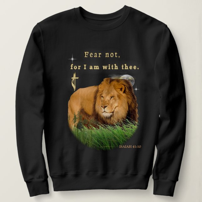 Sudadera No temas porque estoy contigo (Anverso del diseño)