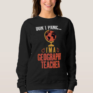 Sudadera No Tengamos Pánico A Un Profesor De Geografía Geóg