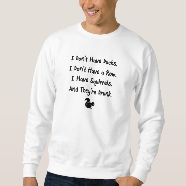Sudadera No Tengo Patos (Anverso)