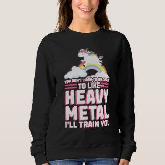 Sudadera no tienes que estar loco festival de música heavy