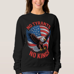 Sudadera No Tiranos No Reyes Águila Bandera Americana Liber