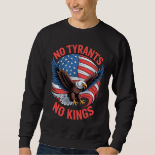 Sudadera No Tiranos No Reyes Águila Bandera Americana Liber