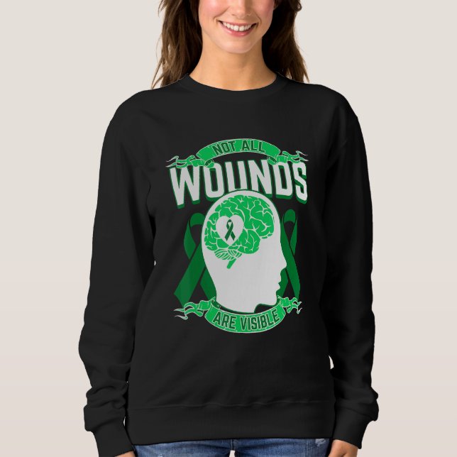 Sudadera No Todas Las Heridas Son Visibles Para Una Esquizo (Anverso)