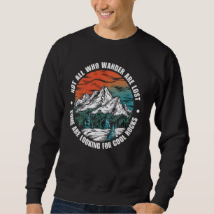 Sudadera No Todos Los Que Se Pierden Algunos Buscan C