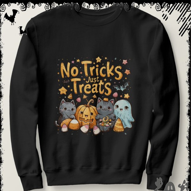 Sudadera No Tricks Just Treats | ExDesigner | Halloween (Subido por el creador)