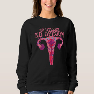 Sudadera No Útero No Opinión Pro Elección Feminismo Derecho