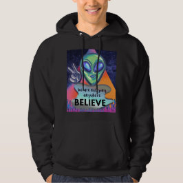 Sudadera No vamos a ninguna parte, créelo 