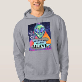 Sudadera No vamos a ninguna parte, créelo 