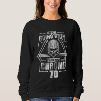 Sudadera No Voy A Gris Im Girando Motocicleta Cromada 70t