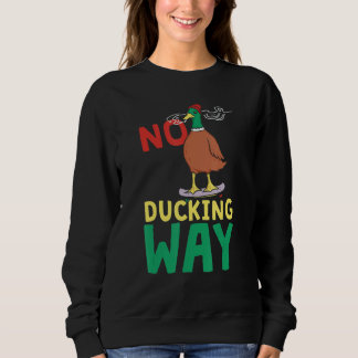 Sudadera No Way Duck Pato