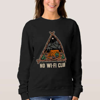 Sudadera No Wifi Club Wildlife Mountain Outdoor Summit Hiki