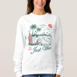 Sudadera No Wifi Solo Olas