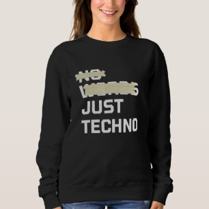 Sudadera No Words Just Techno Edm Festival de Música Rave D