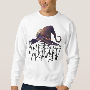 Sudadera Noche de Brujas Calabaza Espeluznante Con Ojos Bri