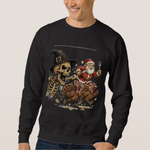 Sudadera Noche de brujas de Acción de Gracias. Camiseta de
