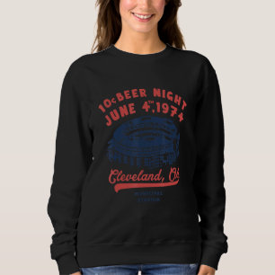 Sudadera Noche de Cerveza a Diez Centavos Cleveland Ohio Un