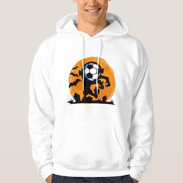 Sudadera Noche de Halloween de fútbol (Anverso)