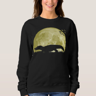 Sudadera Noche de luz de la luna del lagarto