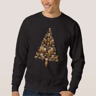 Sudadera Noche de Navidad perezosa para animales Mujeres Ki
