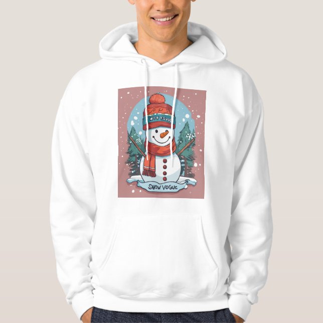 Sudadera Noche de nieve premium de vogue - Navidades de muñ (Anverso)