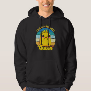 Sudadera Noche de pollo Reina Nug Vida Graciosa Pollo Nugge