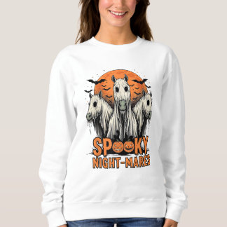 Sudadera Noche de terror retro fantasmagórico marea caballo