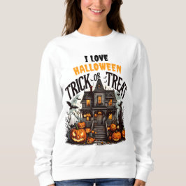 Sudadera Noche de truco o truco de Halloween espeluznante