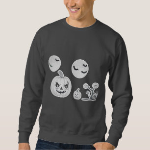 Sudadera "Noche embrujada: Horror diseño de camisetas"