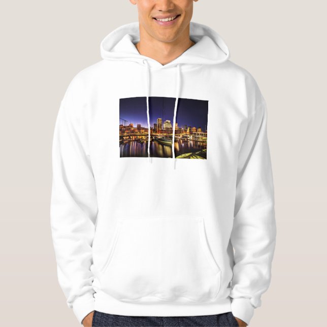 Sudadera Noche en Puerto Madero (Anverso)